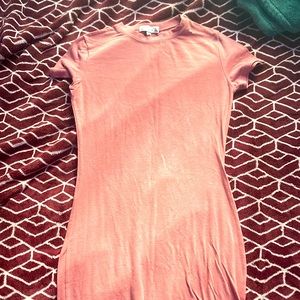 Small pink slim tight dress